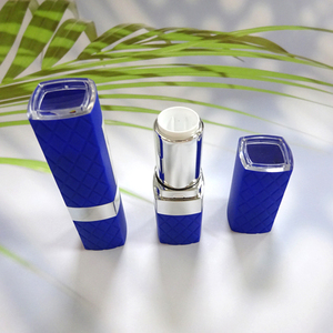 Wholesale Fashion Design Rhombic Grid Square Lipstick Custom Color ABS Lipstick Container Tube Packaging Case - Product Image 4