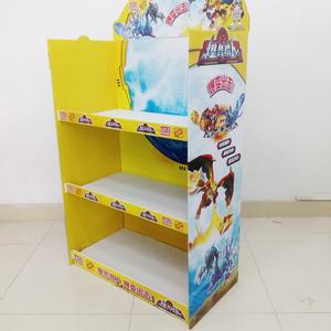 Exportation transfrontalière pour <span class=keywords><strong>les</strong></span> commerçants <span class=keywords><strong>de</strong></span> <span class=keywords><strong>jouets</strong></span>, étagère en carton <span class=keywords><strong>de</strong></span> type super sol, présentoir <span class=keywords><strong>de</strong></span> collations, présentoir personnalisé fabriqué en Chine - Product Image 5