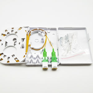 صندوق بصري طرفي من الألياف البصرية ثنائي النواة مع منفذ حائط روزيتا معدات ألياف بصرية - Product Image 1