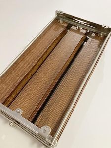 Youlike Sang Trọng Bán Buôn Tự Nhiên Màu Đen Óc Chó Xách Tay 3 Tầng Cắm Trại Bảng Kệ Cho Dã Ngoại Nhà Bếp - Product Image 4