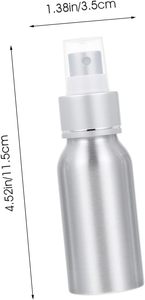 Flacon en aluminium pour produits cosmétiques, capacités 100ml, 200ml, 250ml, 500ml, 1000ml, avec pompe pulvérisatrice pour huiles essentielles, couleur personnalisable, vide - Product Image 2