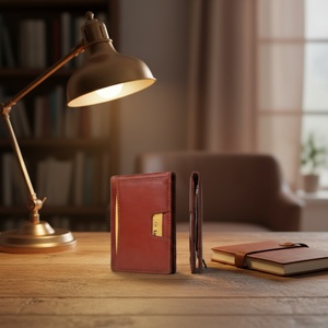 Boshiho Money Clip Slim Minimalist <b>Wallet</b> for Men <b>RFID</b> Blocking Slim Leather <b>Wallets</b> for Men Bifold Front Pocket <b>Wallet</b> for Men - Product Image 5