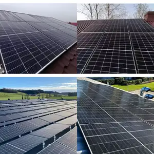 Hot Sale Risen TITAN S Black Frame Solar Panel 390W 395W 400W 405W 410W 415W Solar Panel Price Monofacial PV Solar For Rooftop