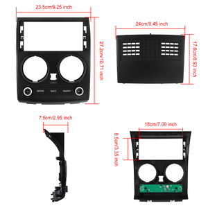 Cadre stéréo de voiture Android Podofo 12.3 pouces 4 + 64G pour Nissan <span class=keywords><strong>Qashqai</strong></span> 2008-2015 Wireless <span class=keywords><strong>CarPlay</strong></span>/Android Auto/GPS/IPS OEM Autoradio - Product Image 5