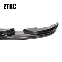 Kit aksesori Bumper depan BMW, 3 Seri E90 gaya Harman serat karbon bibir depan sekop depan 2008-2011