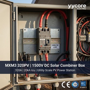 Interruptor Automático <span class=keywords><strong>de</strong></span> Caja Moldeada (MCCB) YYM3 320PV 320A DC, Bipolar, 1500V, 20kA Icu, para Sistemas Solares Fotovoltaicos, IEC 60947 2 - Product Image 4