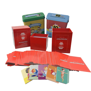 Customized Game Card Manufacturer Paper Box Packing Playing Card Printing