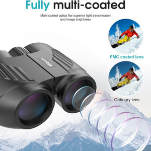 Binoculares TQ-YUT 12X25 con Revestimiento Múltiple, Compactos para Observación en Exteriores - Product Image 4