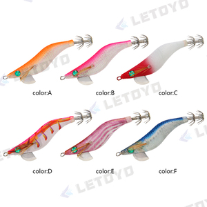 LETOYO Mồi Câu Mực <span class=keywords><strong>2</strong></span>.5 #3.0 #3.5 # Mồi Câu Tôm Nhân Tạo Với Lưỡi Câu Mực Mồi Câu Cá Biển Bạch Tuộc Egi - Product Image 3