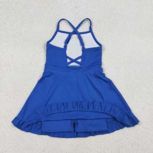 RTS ODM – Nouvelle collection : Débardeur décontracté pour petites filles, en coton et élasthanne respirant, motif floral coloré, idéal pour le jeu, le tennis et le yoga. - Product Image 2