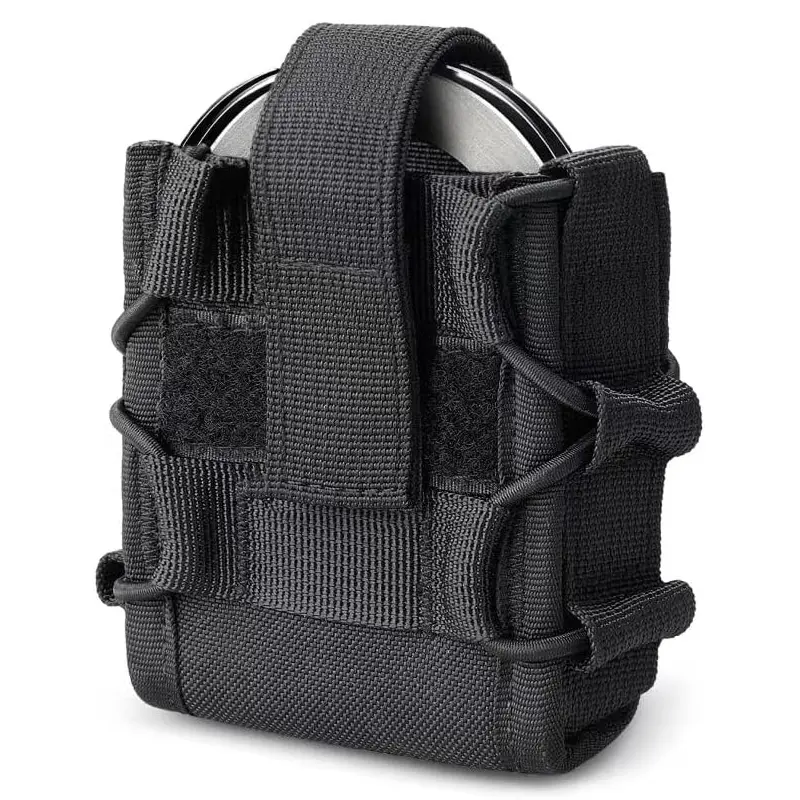 2024 Novo Outdoor Tactical Algema Bolsa Heavy Duty Combate Algemas Titular Caso Belt Bag Nylon Holster