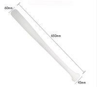 Gobelet à bière en plastique en forme de batte de baseball PP Beerbat sans BPA, 650 ml, logo personnalisé, créatif, pour les fêtes en plein air
