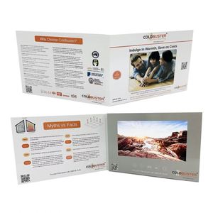Tarjeta de Invitación de Boda con Impresión Personalizada, Pantalla LCD, Libro de Vídeo, Folleto de Vídeo HD IPS de 10.1 Pulgadas - Product Image 1