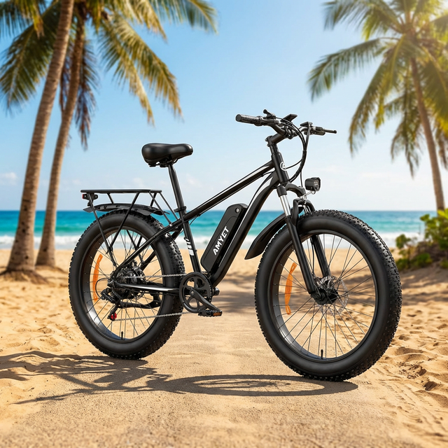 EB26 OEM 1000W Electronic Dual Suspension Digital Display Brushless Motor Fast Charging Detachable Battery Fat Tire 26in E-Bike