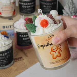 Multiple Fragrance Glass Water Bottle Scented <strong>Candles</strong> Wholesale Lovely Dessert Ice Cream <strong>Candles</strong> Holiday Gift Set - Product Image 4