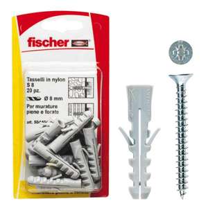 FISCHER - 504412 Bouchon en nylon avec blister à visser S V K-ANCRAGES EAN 8001132044124 ANCRAGES MÉCANIQUES - Product Image 1