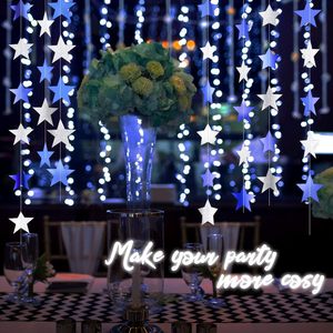 Striscione a Stella Bifacciale da Appendere, Decorazione in Carta a Forma di Piccole Stelle per Compleanni, Matrimoni, Natale, Lauree - Product Image 5