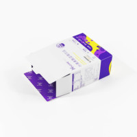 Emballage personnalisé avec logo Boîte de papier recyclable pour tablette de médicament Emballage pliable cosmétique alimentaire Boîte d'emballage de produit de santé