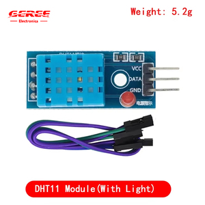 Dc5v nhiệt độ và độ ẩm mô-đun DHT11 độ ẩm cảm biến <span class=keywords><strong>Datasheet</strong></span> dây duy nhất cảm biến nhiệt độ với đèn LED - Product Image 5
