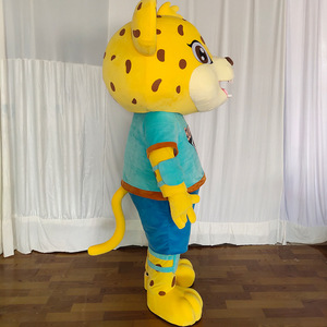 Uyeah Mới Tùy Chỉnh Tiger Cậu Bé Và Cô Gái Phim Hoạt Hình Linh Vật Kích Thước Lớn Bên Trang Phục Phù Hợp Với Tùy Chỉnh Linh Vật Mặc - Product Image 2