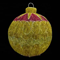 Offre Spéciale personnalisé haute qualité 220 cm LED boule de noël lumières pour noël vacances place/magasin/rue commerciale/parc décor