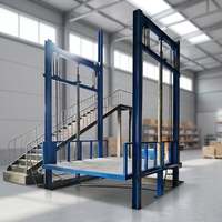 Nouvel élévateur de fret hydraulique fixe à rail en acier 380V, grande capacité, pour manutention de matériaux, chaîne, mine, entrepôt, levage électrique