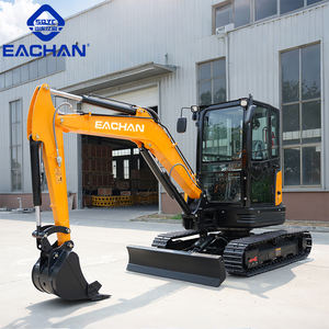 EACHAN Frete Grátis 3.5 Ton Mini Escavadeira De Borracha Esteira Farm Orchard Compact Digger Motor Diesel Hidráulico Pequena Escavadeira - Product Image 4
