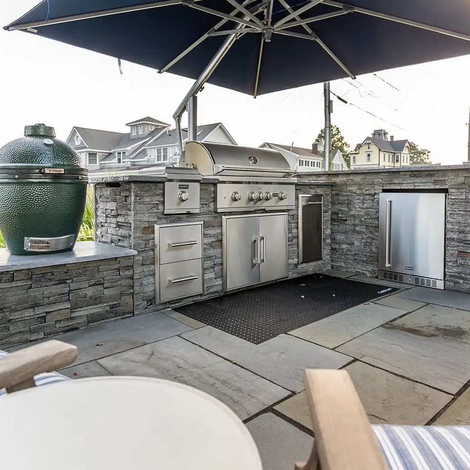 Factory Price Outdoor Kitchen Cabinets 304 Stainless Steel Bbq Kitchen  Outdoor