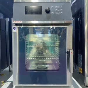 Vaporizador de panel de control inteligente comercial <span class=keywords><strong>Horno</strong></span> de 4 bandejas <span class=keywords><strong>Horno</strong></span> de vapor de convección combinado - Product Image 5