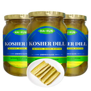 Vente en gros de cornichons d'aneth casher en seaux de 10kg pour distributeurs de services alimentaires - Product Image 2