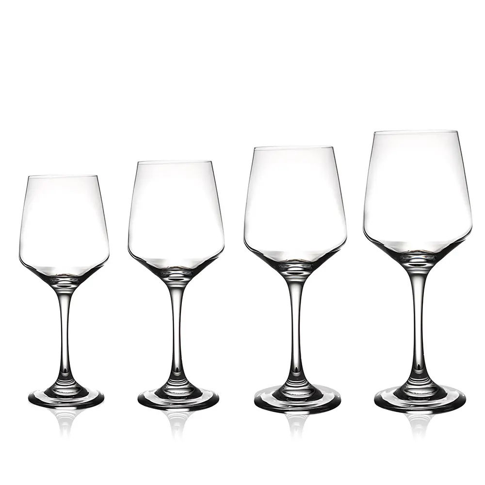 OEM Rotwein glas Luxus Moderne transparente Glas becher Benutzer definiertes Logo Glas trinkbecher personal isierte rote Becher Weingläser