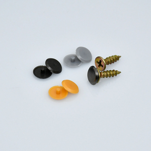 Phillips Self-Tapping Screw Cap Plastic Furniture Cabinet <b>Wardrobe</b> Door Hinge Stopper Decorative End Caps Accessory - Product Image 1