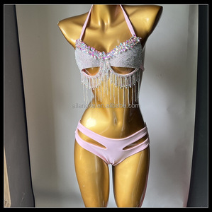 ชุดบิกินี่พลอยเทียมสำหรับการปรับแต่งโลโก้/ดีไซน์/สไตล์ตามสั่งได้มากกว่า20สไตล์ - Product Image 2