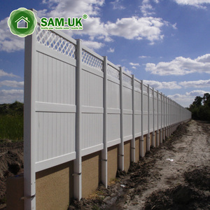 Sam-uk Chất lượng cao và dịch vụ sản phẩm Vinyl PVC cao sự riêng tư hàng rào Panels với Top lưới - Product Image 2