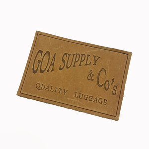 Custom <strong>Jeans</strong> and Bags Logo Embossed Leather <strong>Labels</strong> Patches - Product Image 5