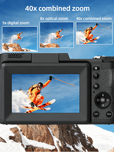 Wholesale Entry Level 4K Digital Camera, 3 Inch Rotatable Screen, 40X Zoom Lens, Pop-up Fill Light, Stable Long Battery Life - Product Image 4