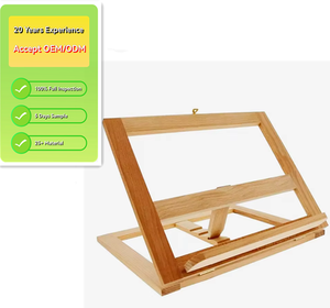 Bền có thể điều chỉnh góc tre sơn Bàn Giá vẽ và vẽ đứng - Product Image 1