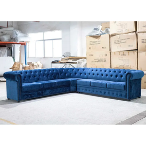 Sofá de terciopelo extra largo profesional para banquetes, muebles de hospitalidad modernos para comedor con asiento de madera, suministro para restaurante - Product Image 6