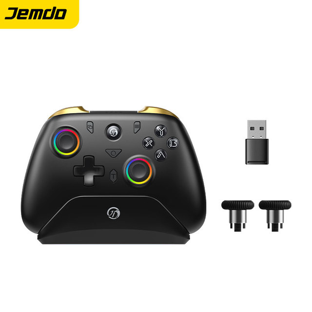 Jemdo Xuanwu Professional Wireless for Joystick PC Version Game Controller Compatible with PC Steam Switch Vibration Feature