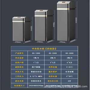 เครื่องกรองน้ำอ่อนแบบแลกเปลี่ยนไอออน Rx Central ขนาด 2 ตัน/ชม. สำหรับบ้านทั้งหลัง รองรับห้องน้ำ 3-5 ห้อง - Product Image 1