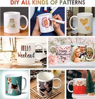 Produit en gros Y : Tasse à café en céramique blanche personnalisable de 11 oz pour sublimation