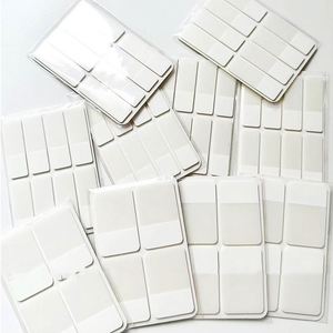 Idol Mini Card Writable Notepad Study Stickers 40/80/160 Sheets White Transparent Minimalist <b>Bookmark</b> Index Self-Adhesive - Product Image 4