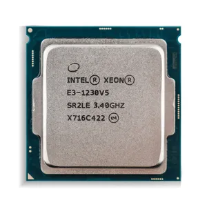 के लिए इंटेल Xeon E3-1230 V5 SR2LE 3.4GHz ट्रैक्टर-कोर LGA1151 सीपीयू प्रोसेसर 8M कैश नवीनतम सीपीयू प्रोसेसर