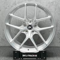 Jantes forgées KW 5x120.65 pour Chevrolet Corvette C7 C6 C8 C5 ZR1 Z06 18 19 20 pouces, finition argent brossé, jantes en alliage personnalisées