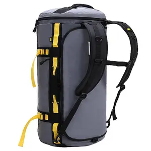 Ağır büyük açık kamp su geçirmez branda spor sırt çantası seyahat Duffel spor spor çanta erkekler için ayakkabı bölmesi ile