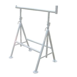 Tréteau d'échafaudage réglable en hauteur, tréteau <span class=keywords><strong>de</strong></span> <span class=keywords><strong>maçon</strong></span> Macon Galva avec tréteau d'échafaudage réglable en acier pour constructeur - Product Image 1