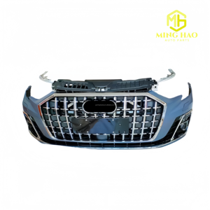 Pare-chocs de voiture d'origine pour Audi A8 <span class=keywords><strong>D5</strong></span>, pare-chocs complet avec calandre, feux antibrouillard, capteur d'aide au stationnement et kit carrosserie - Product Image 4