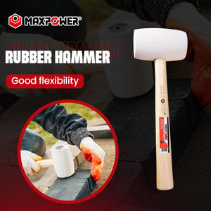 Martillos <span class=keywords><strong>de</strong></span> <span class=keywords><strong>Goma</strong></span> Blancos con Mango <span class=keywords><strong>de</strong></span> Madera, Nuevo Producto <span class=keywords><strong>de</strong></span> Maxpower - Product Image 1