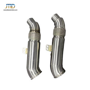 JTLD производительная выхлопная система из нержавеющей стали выхлопная труба для BMW B58 127 мм 5 дюймов - Product Image 3