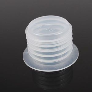 Bouchons de bouteille en silicone de qualité alimentaire, étanchéité universelle, dessus plat fileté transparent pour bouteilles, électronique et articles électriques - Product Image 3